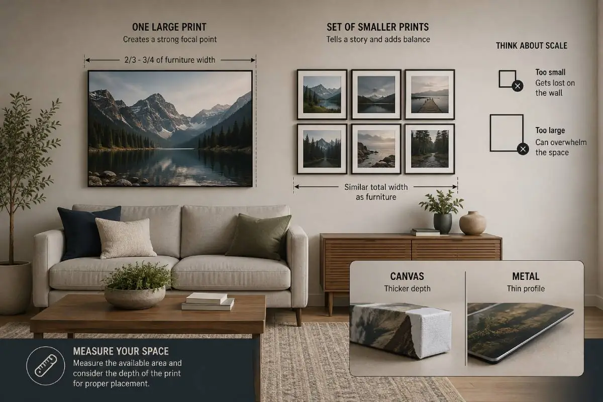 Think About Size And Placement