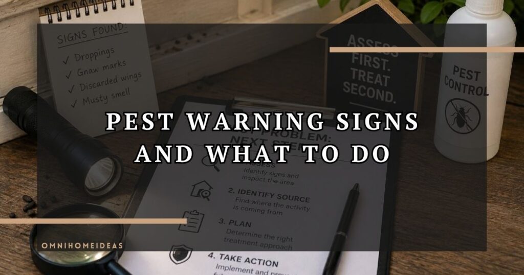 What To Do After Spotting The Warning Signs Of A Pest Problem