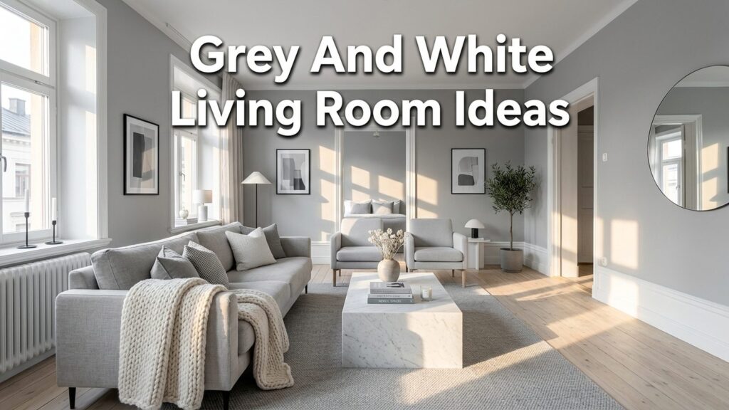 Grey And White Living Room Ideas