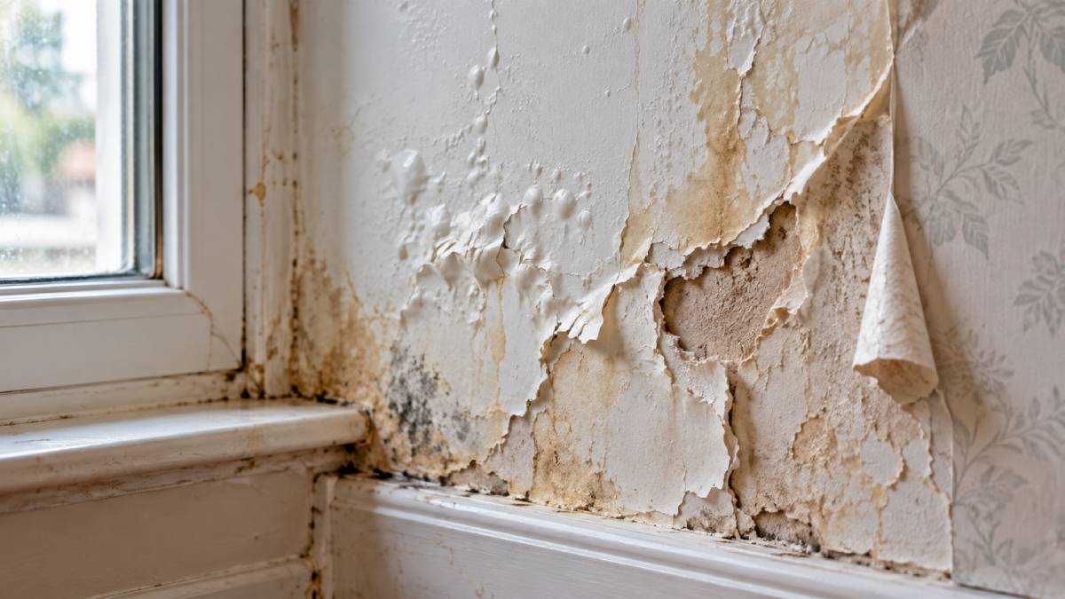 Bubbling, Peeling, And Cracked Paints Wallpaper