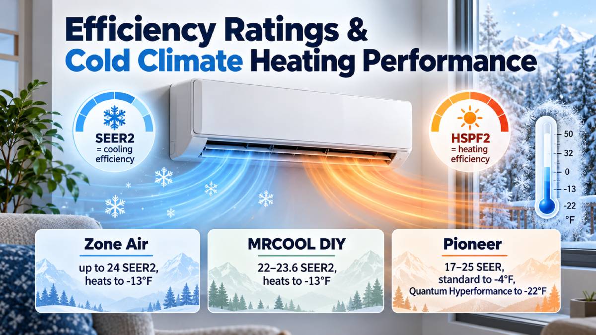 Efficiency Ratings And Cold Climate Heating Performance