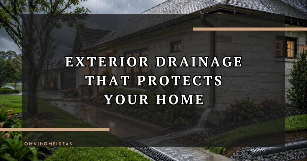 How Houston Homeowners Can Design Exterior Drainage For Storms, Style, And Long Term Protection