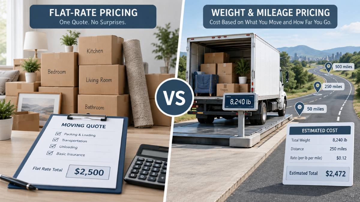 How Is The Price Calculated — Flat Rate Or By Weight And Mileage