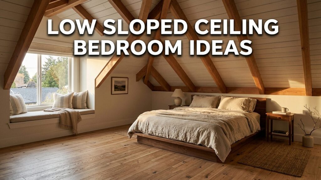 Low Sloped Ceiling Bedroom Ideas