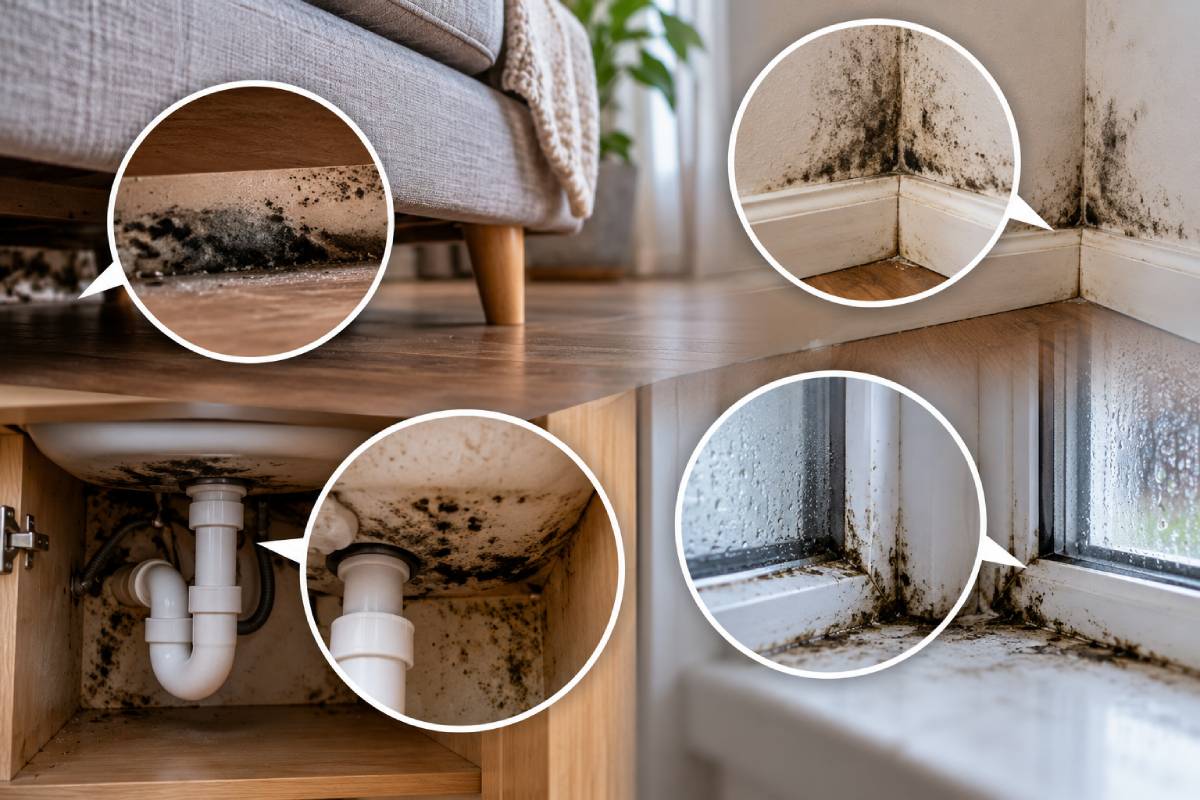Mold Growth In Hidden Locations