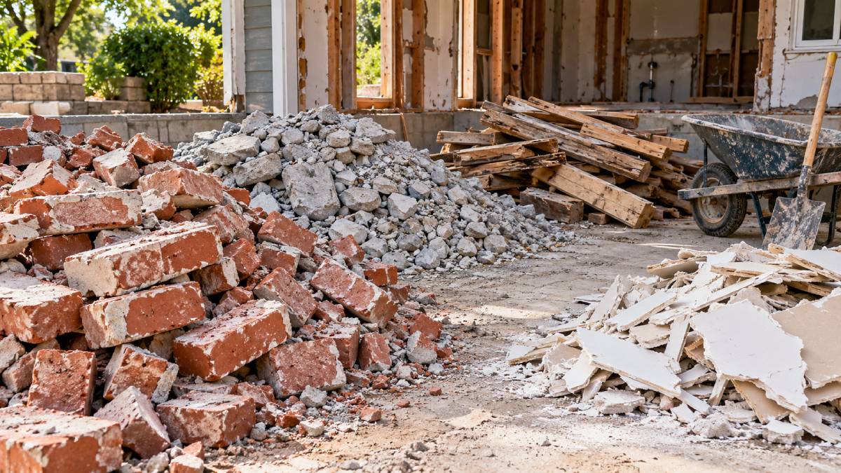 Sort The Heavy Material The Second It Hits The Floor