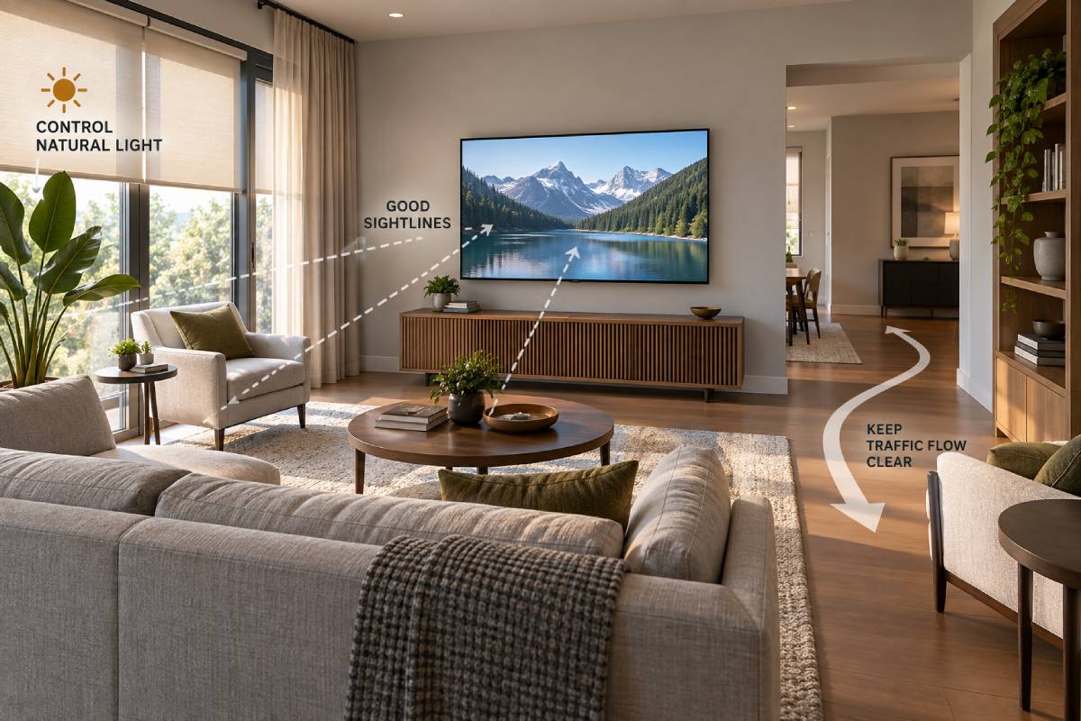 Think About The Room's Layout