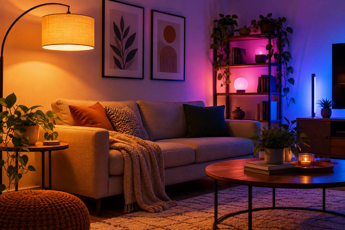Use Lighting To Add Color Without Painting