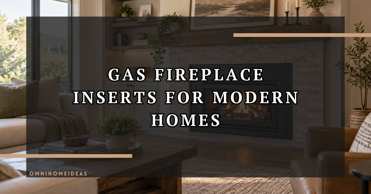Why Gas Fireplace Inserts Are Practical For Modern Homes