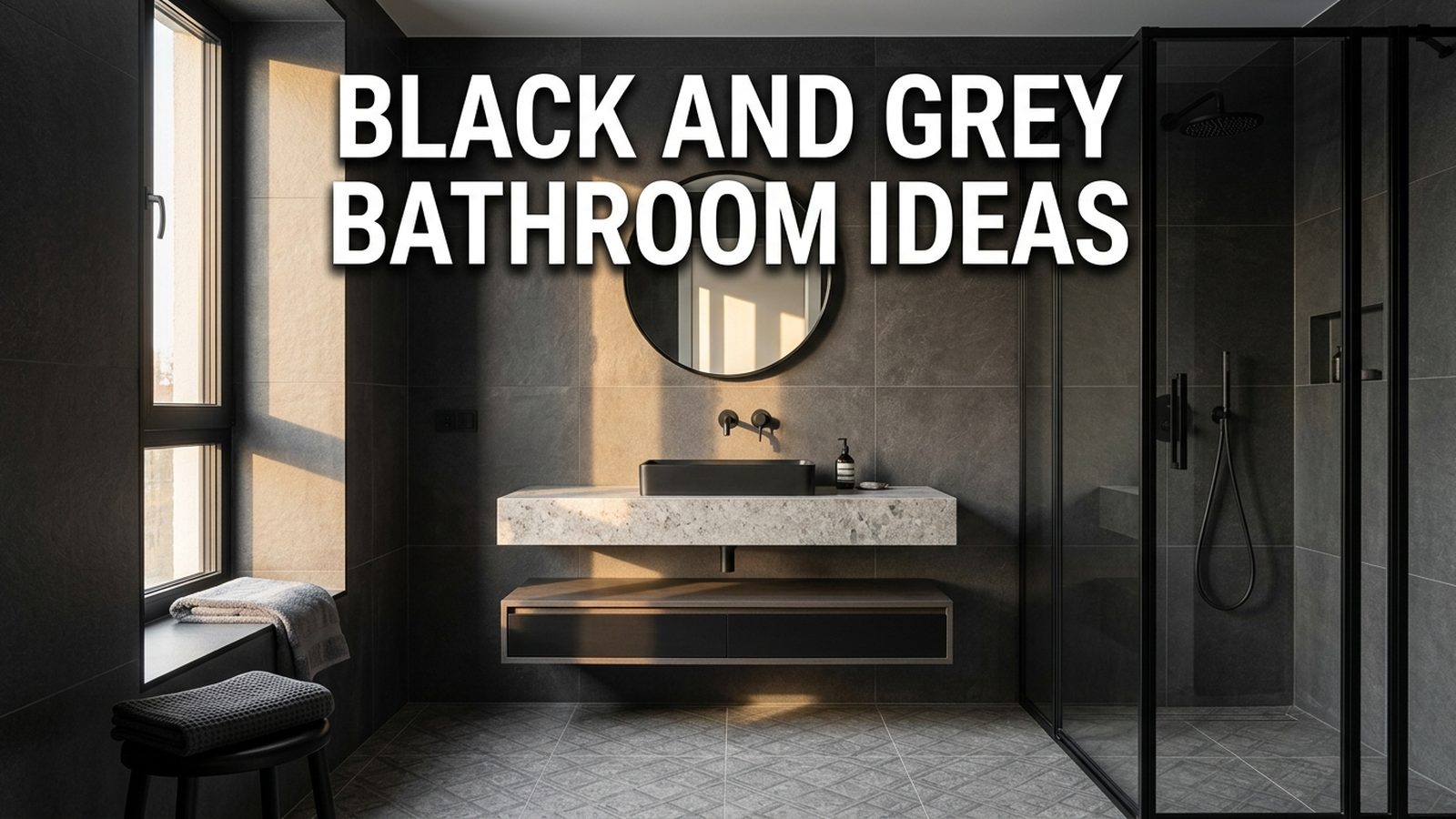 Black And Grey Bathroom Ideas