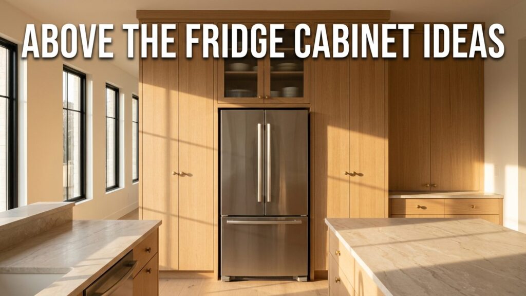 Above The Fridge Cabinet Ideas Featured