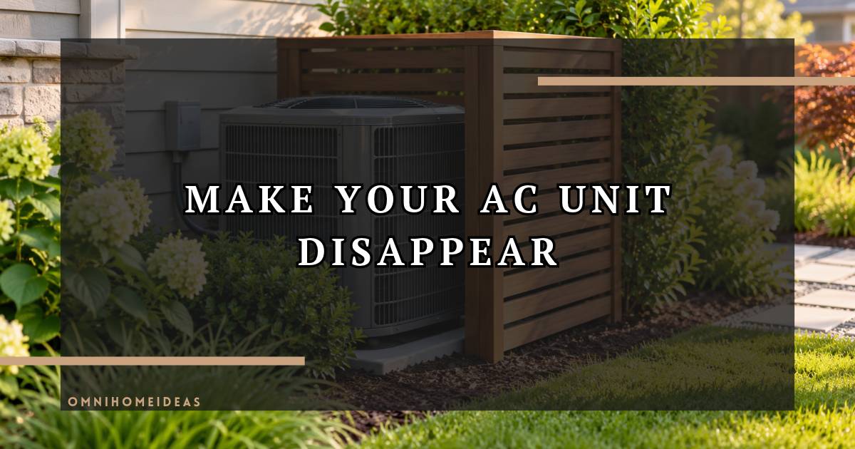 Air Conditioner Cover, Screen Or Shrubs Hiding Your Ac Unit