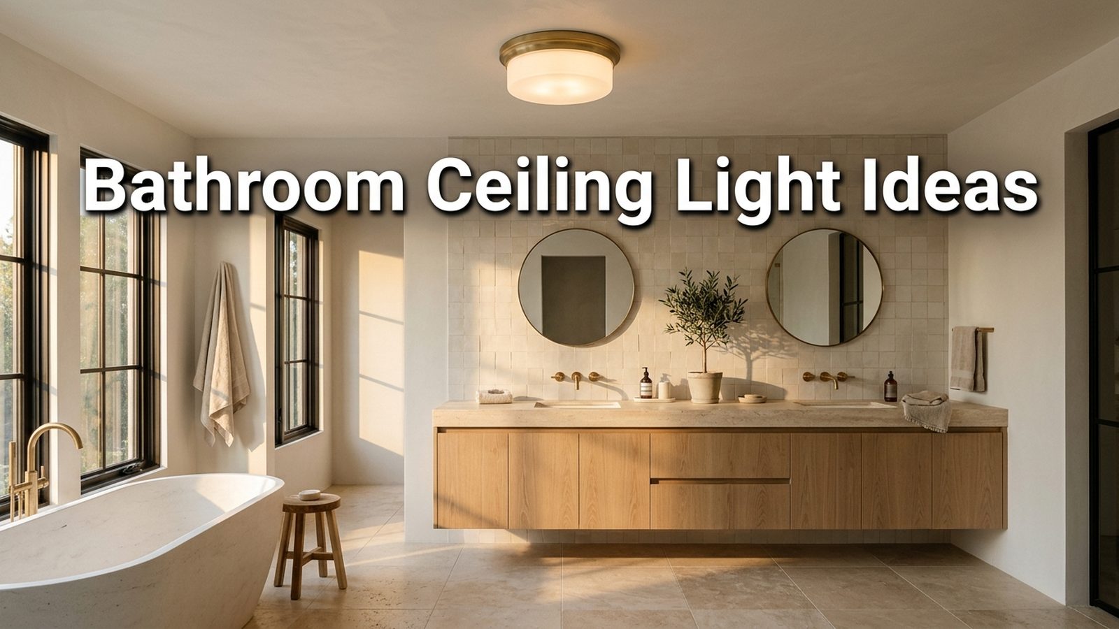 Bathroom Ceiling Light Ideas