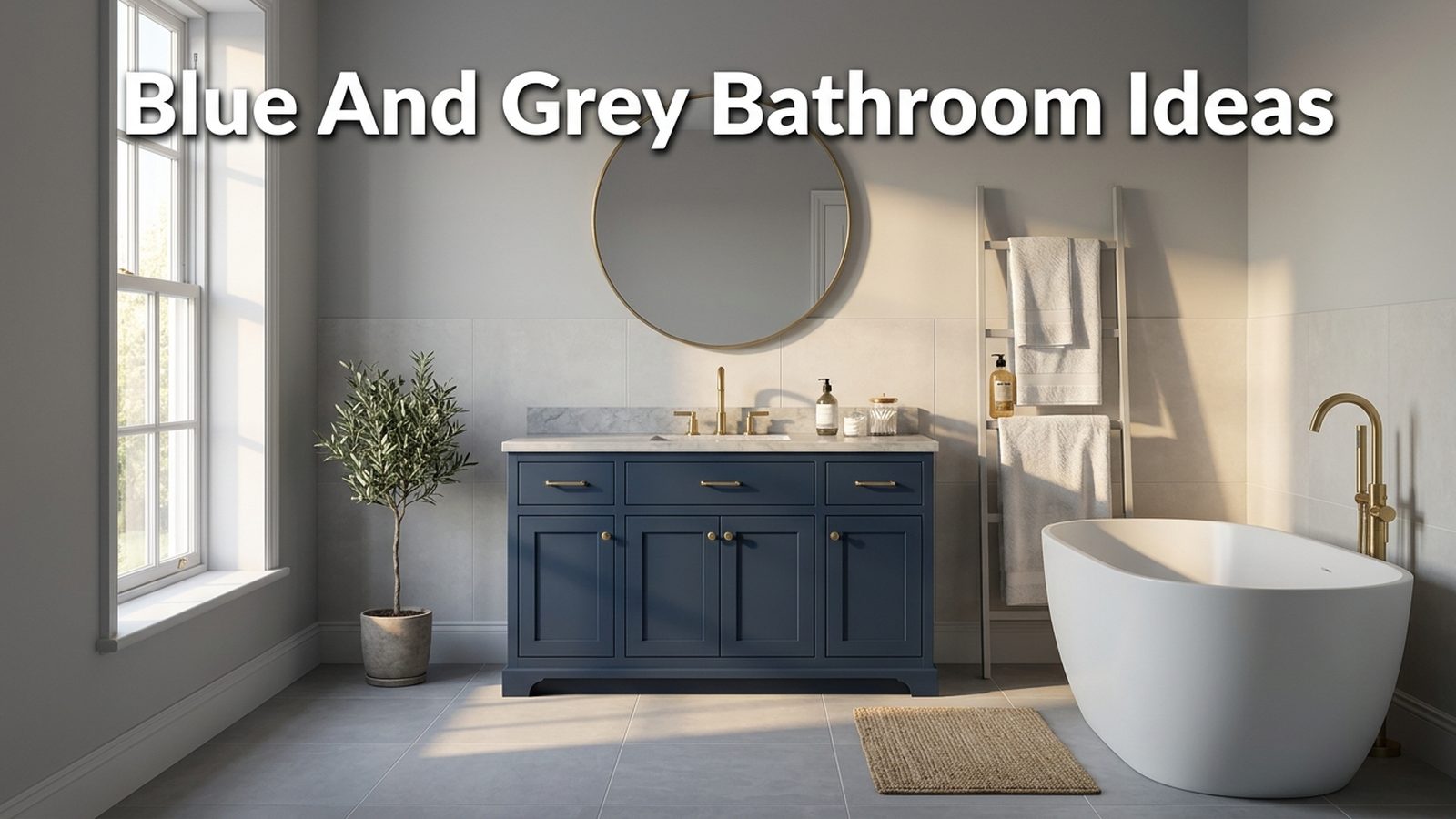 Blue And Grey Bathroom Ideas Featured