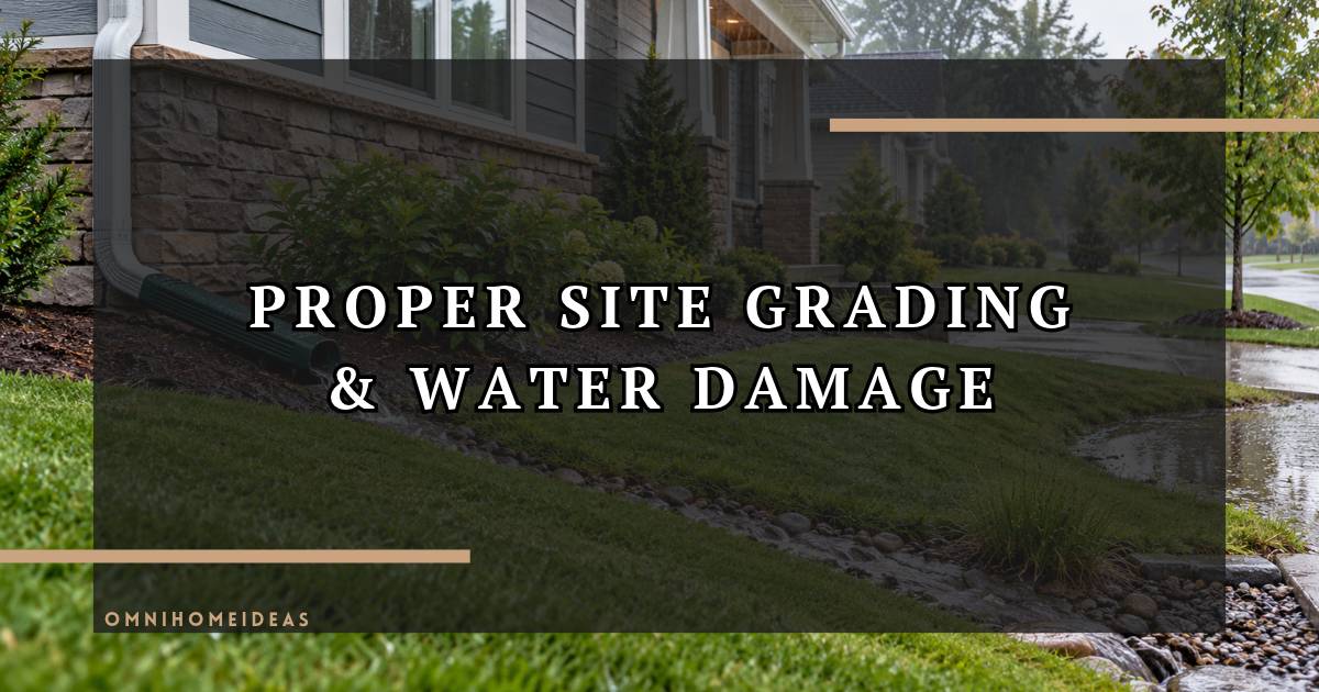 How Proper Site Grading Prevents Expensive Water Damage