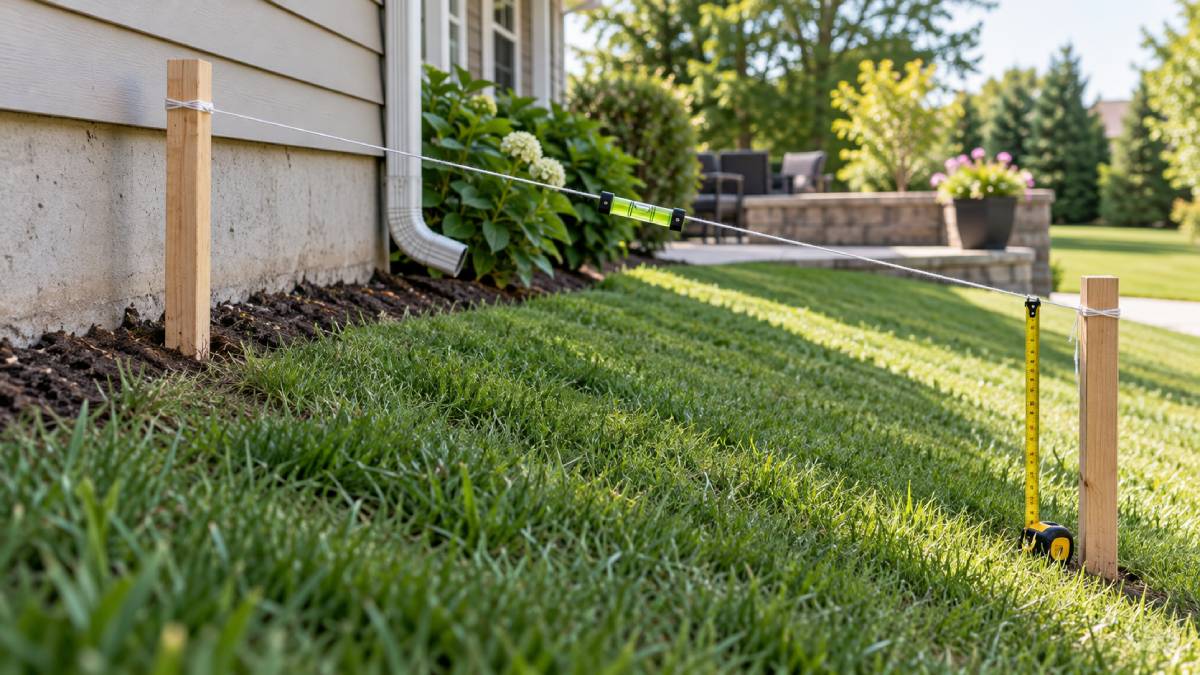 How Much Slope Does The Lawn Need For Drainage