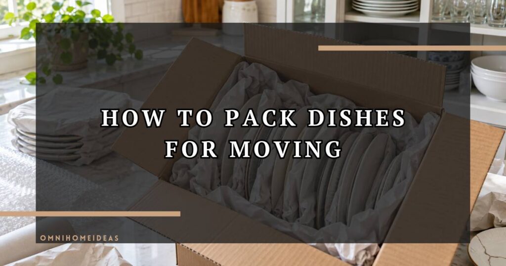 How To Pack Dishes For Moving Plates On Edge, No Empty Space, No Guesswork