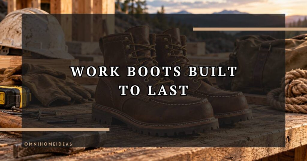 How To Pick Work Boots That Actually Survive A Job Site