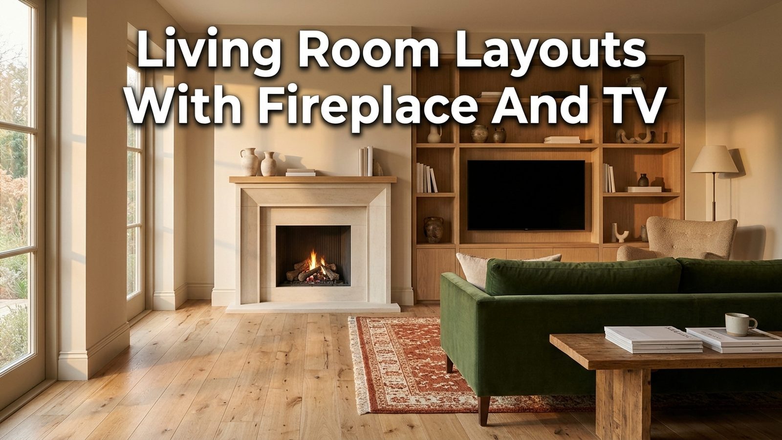 Living Room Layouts With Fireplace And Tv Featured