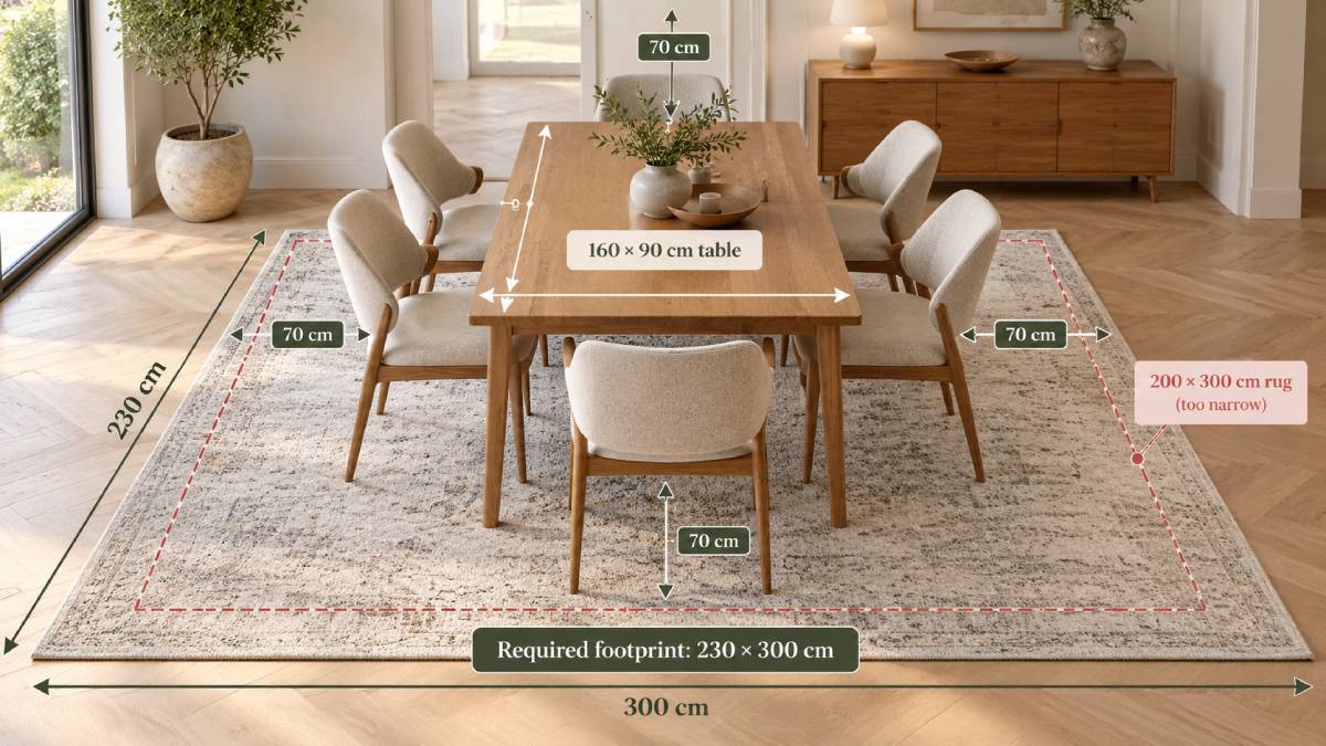 Measure Dining Chairs In Use