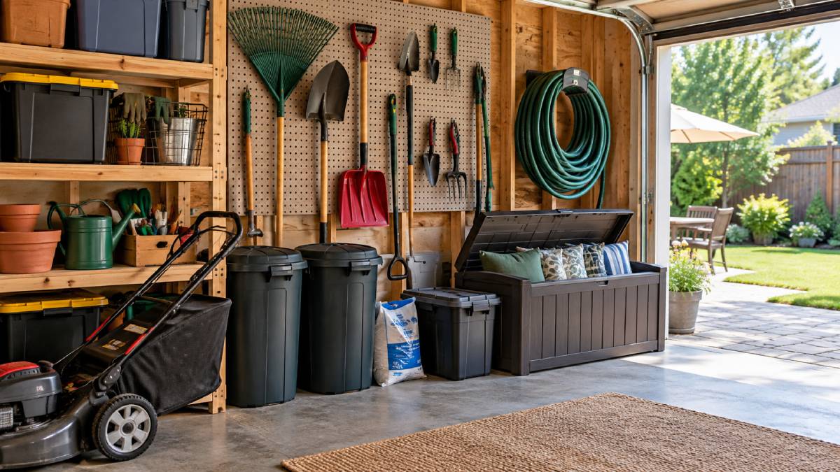 Outdoor Space Comes With Stuff