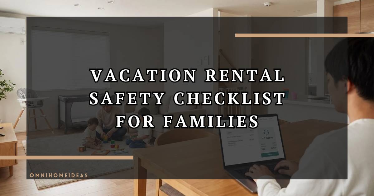 Vacation Rental Safety Checklist For Families