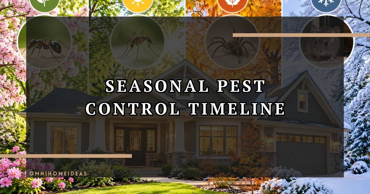 When To Call A Pest Control Professional Your Seasonal Home Maintenance Timeline