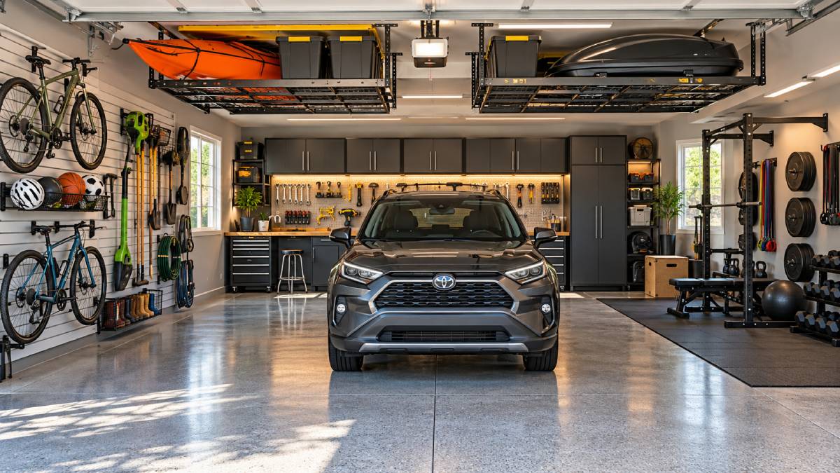 Which Garage Layout Ideas For Parking And Hobbies Work Best