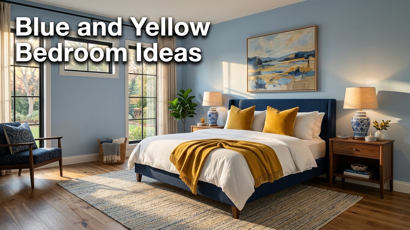 Blue And Yellow Bedroom Ideas